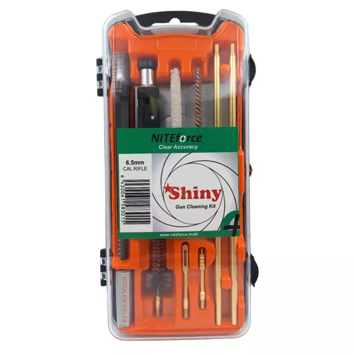 Niteforce Shiny 6,5mm puhdistussarja - Aseen puhdistuspuikot ja -setit - 6430061583015 - 1