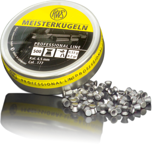 RWS Meisterkugeln 4,50mm kivääriluoti - Ilma-aseiden Luodit 4,5 mm - 4000294135965 - 2