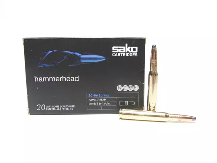 Sako Hammerhead 30-06Sprg 11,7g - Kiväärin patruunat - 6438053999325 - 1