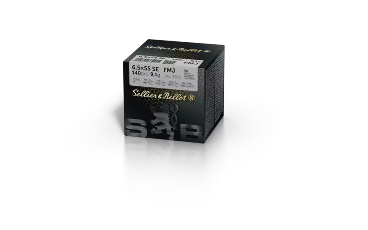 Sellier & Bellot Training FMJBT 6,5x55SE - Kiväärin patruunat - 8590690334995 - 1