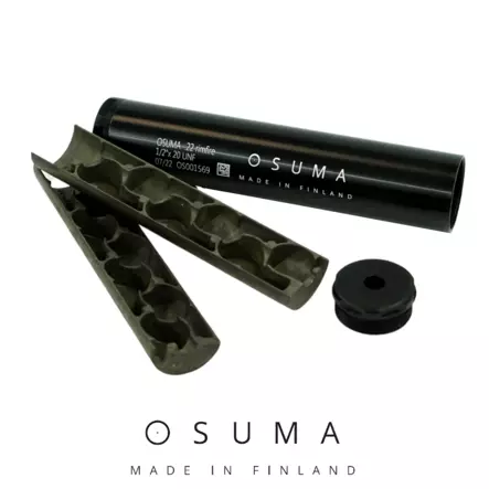Kotimainen ja purettava .22 äänenvaimennin Osuma - Äänenvaimentimet - 6430068623516 - 2