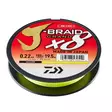 Daiwa J-Braid Grand x8 kuitusiima 135m keltainen - Kuitusiimat ja punotut siimat - 043178579466 - 1