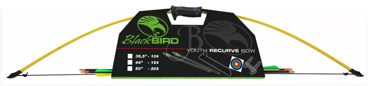 Blackbird Fiber Bow 36,5" 10# jousiammuntapaketti lapsille - Nuorisojouset - 55E996 - 1