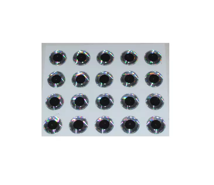 Eumer epoxi 3D-silmät 9,0mm holohopea - Kuulapäät ja silmät - 6430028187706 - 1