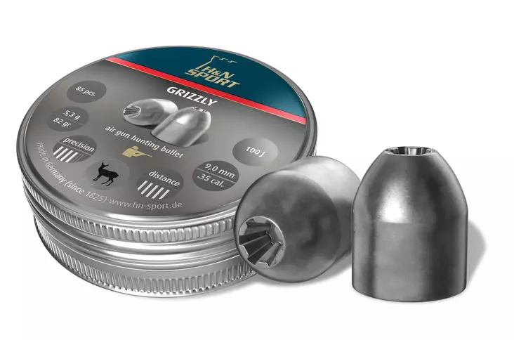 H&N Grizzly 5,3g 9,00mm - Ilma-aseiden luodit muut kaliiperit - 4047058018386 - 1