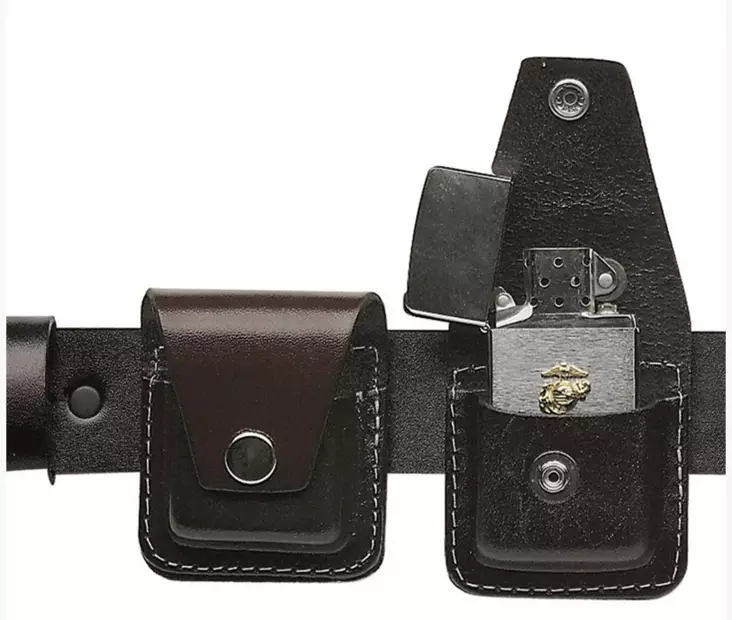 Mil-Tec Nahkainen Zippo kotelo vyökiinnikkeellä - Sytyttimet ja tulentekovälineet - 4046872182396 - 1