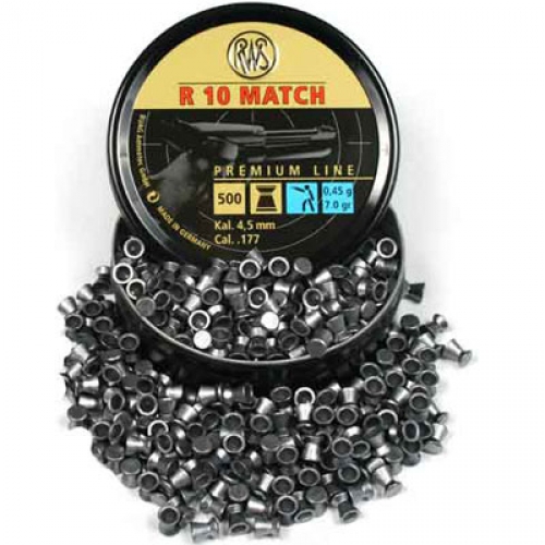 RWS R10 Match 4.49mm 0,45g 7,0gr - Ilma-aseiden Luodit 4,5 mm - 4000294154416 - 1