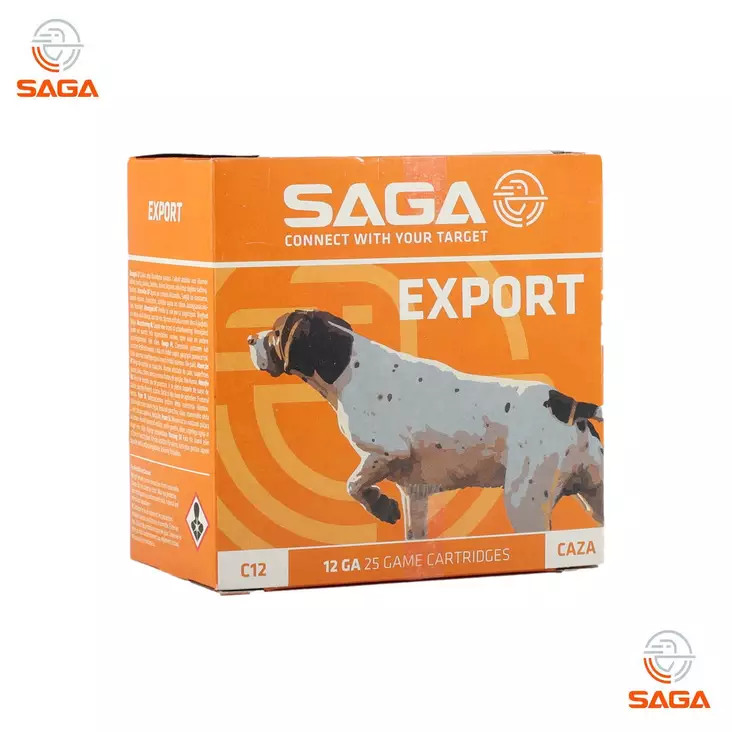 SAGA Export 30g 12/70 2,75mm haulikonpatruuna - Haulikon patruunat - 8435101623353 - 1