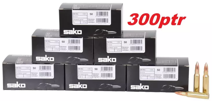 Sako Range .308win 8g 123gr FMJ, 120A ER=C3=84KALA TARJOUS! - Kiväärin patruunat - 6438053186336_6 - 1
