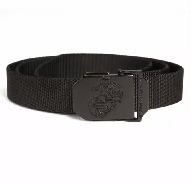 USA marine core kangasvy=C3=B6 130cm x 3cm musta - Vyöt ja Olkaimet - 4046872264146 - 2