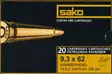 Sako Hammerhead 9,3x62 18,5g 20kpl - Kiväärin patruunat - 6438053999127 - 1