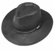 aito nahkainen Stetson Western Buffalo lierihattu - Hatut - 4043898892667 - 2