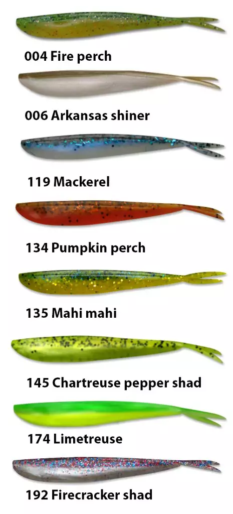 Lunker City Fin-S Fish 5" 10 kpl - Jigit ja kumikalat - 725442555047 - 1