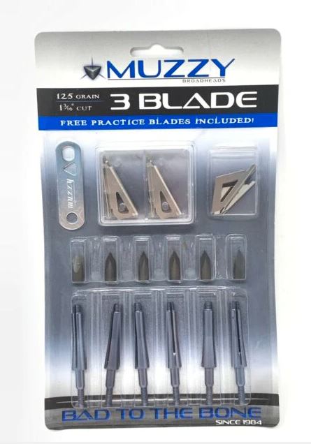 Muzzy 3 Blade 125gr metsästyskärjet - Metsästyskärjet - 050301235007 - 1