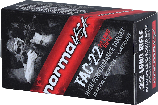 Norma TAC-22 .22LR 2,6g LRN - Pienoiskiväärin patruunat - 4000294250927 - 1
