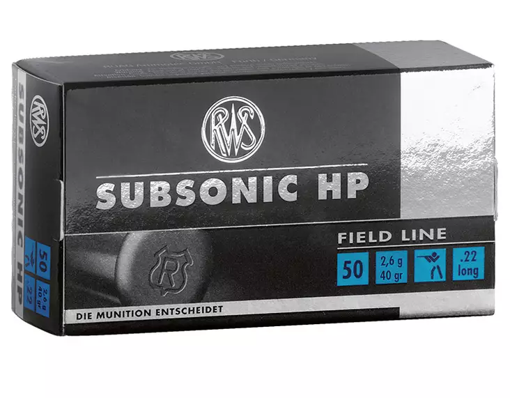 RWS Subsonic HP .22LR - Pienoiskiväärin patruunat - 4000294132667 - 1