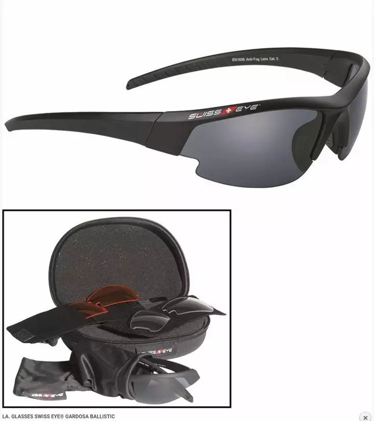 Swiss Eye Gardosa Ballistic Suojalasit - Ampujanlasit - 4046375402717 - 1