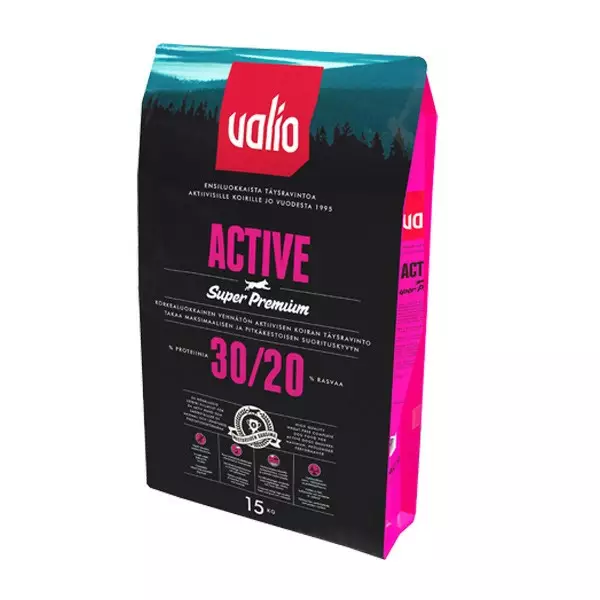 Valio Active 15kg Koiranruoka aktiivikaudelle - Valio - 6438347000027 - 3