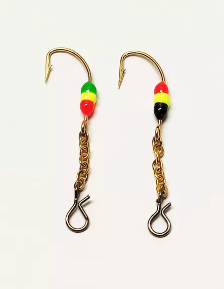 Asseri Ketjuvärikoukku 2 kpl - Muut Pilkit ja Koukut - 4743234034828 - 1