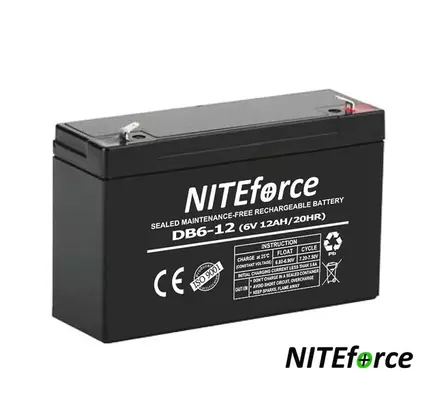 NITEforce Riistakamera Lyijyakku 6V 12Ah - Akut - 6430061580038 - 1