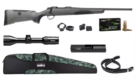 Sako 90 Finnlight Black .308win tarjouspaketti - Kiväärit - finnlight-tp26-308 - 1