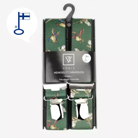 Veniz Klipsihenkselit 36mm Fasaani - Vyöt ja Olkaimet - 6438042534438 - 2