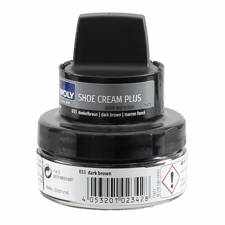 Woly shoe cream kenk=C3=A4voide tummanruskea - Jalkineiden hoitotarvikkeet - 4053201023428 - 1