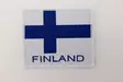 Kangasmerkki Suomenlippu FINLAND 6x5 cm - Hihamerkit ja tarrat - 890108 - 1
