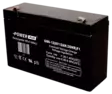 Power Plus Huoltovapaa AGM-akku 6V 12Ah - Akut - 2108 - 1