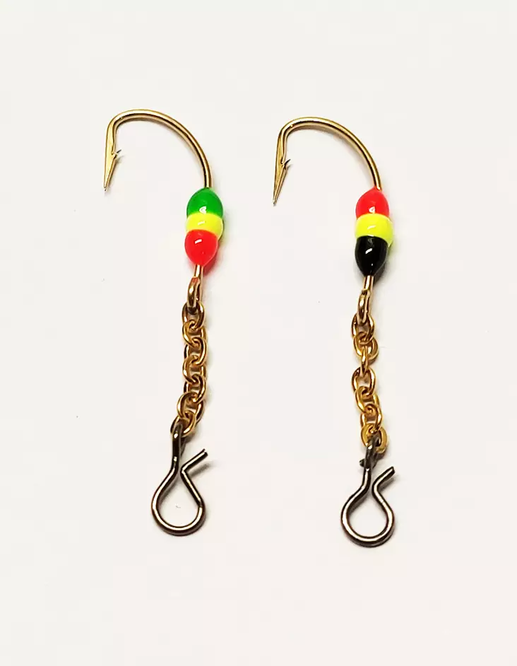 Asseri Ketjuvärikoukku 2 kpl - Muut Pilkit ja Koukut - 4743234034828 - 1