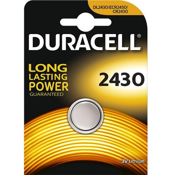 Duracell 3V Lithium CR2430 - Paristot - 5000394030398 - 1