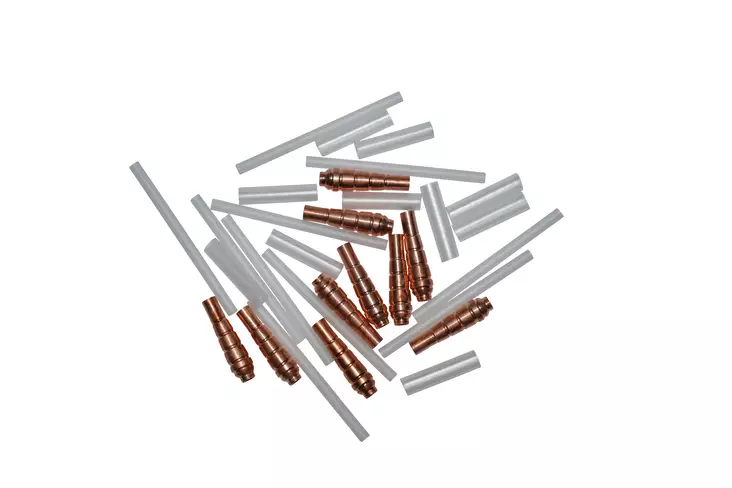 Eumer Teardrop tube Brass 4x15mm kupari - Kuulapäät ja silmät - 6430021452108 - 1