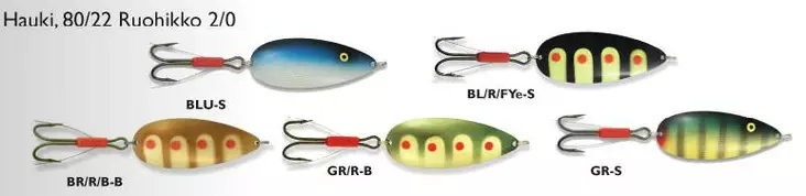 Hauki 80/22 Ruohikko 2/0 - Lusikat - 6417635034838 - 1