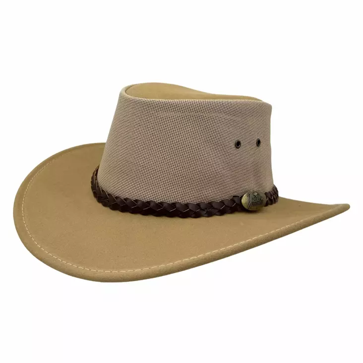 Jacaru Summer Breeze lierihattu, naudanmokkaa, hiekka - Hatut - 9331670002928 - 1