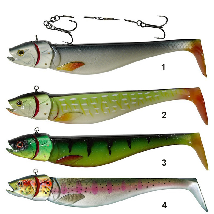Jivaros Swim Head + Dexter Shad 250 - Jigit ja kumikalat - 3297830294618 - 2
