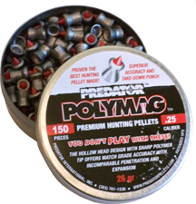 JSB Predator Polymag 6,35mm 26gr 1,685g - Ilma-aseiden Luodit 6,35 mm - 8594180450738 - 1