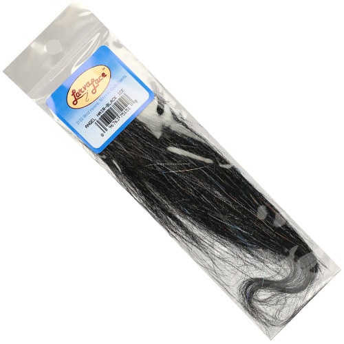 Larva Lace Angel hair kimalle jäänmusta - Keinokuidut ja kimalteet - 096763751518 - 1