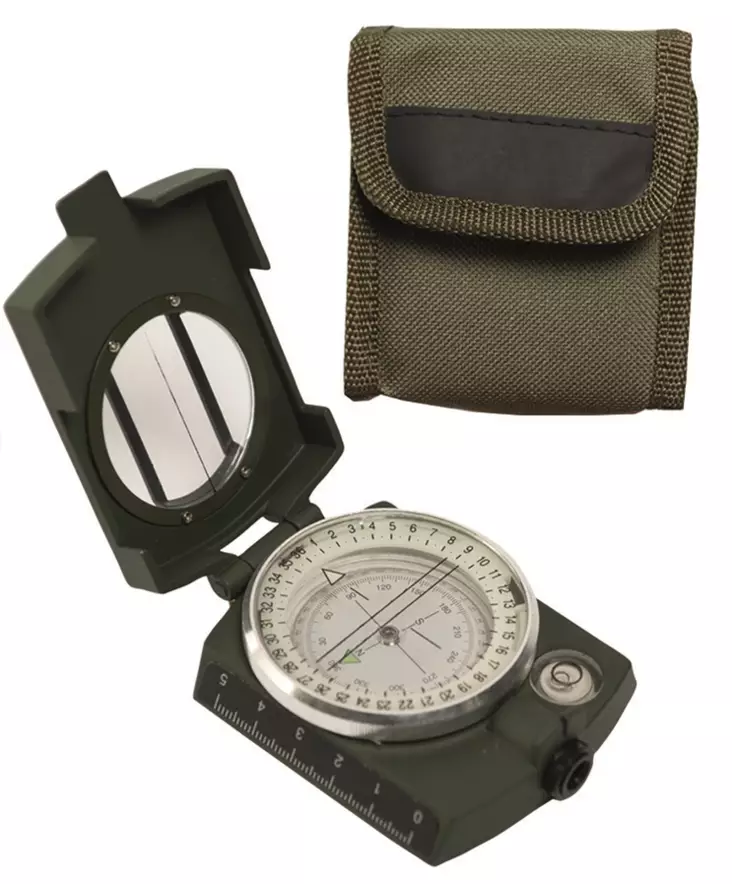 Mil-Tec Kompassi Armeijamalli, Metallia - Suunnistus - 4046872185588 - 1
