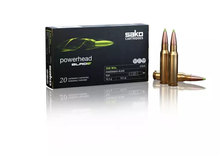 Sako Powerhead Blade .308win 10,5g - Kiväärin patruunat - 6438053141328 - 1