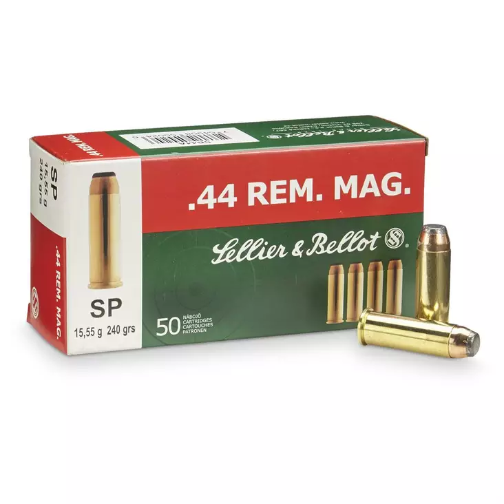 Sellier & Bellot .44 Rem.Mag. SP 15,55g - Pistoolin ja revolverin patruunat - 8590690311408 - 1