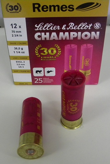 Sellier & Bellot Champion 12/70 36g - Haulikon patruunat - 8590690117178 - 1