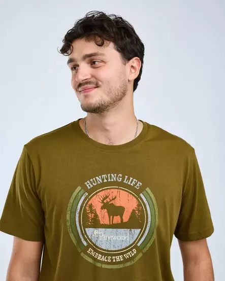 Tyylikäs Pinewood Moose t-paita - Lyhythihaiset paidat - 7331090484269 - 2