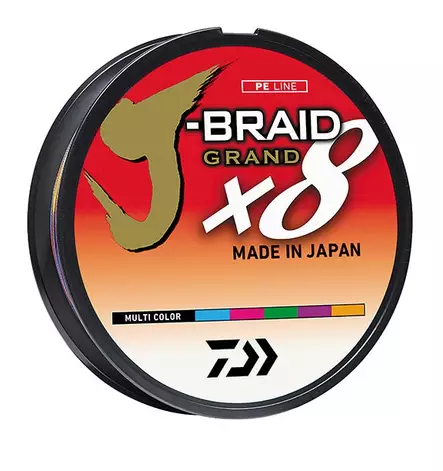 Daiwa J-Braid Grand x8 kuitusiima 300m moniväri - Kuitusiimat ja punotut siimat - 043178581049 - 1