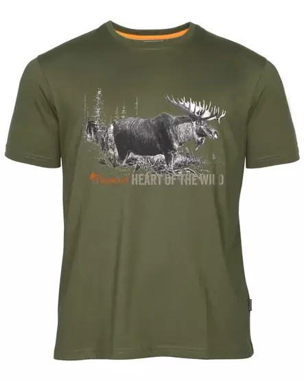 Pinewood Moose T-paita vihreä - Lyhythihaiset paidat - 7331090458529 - 1