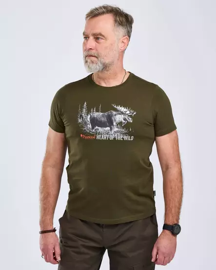Tyylikäs Pinewood Moose T-paita - Lyhythihaiset paidat - 7331090458529 - 2
