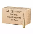 GGG 223Rem FMJ 3,6g Nato patruuna 50kpl - Kiväärin patruunat - 4779032300209 - 2