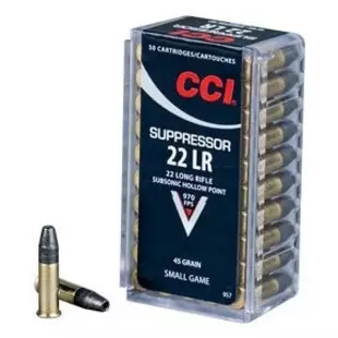 CCI Suppressor .22LR 2,92g - Pienoiskiväärin patruunat - 076683009579 - 1