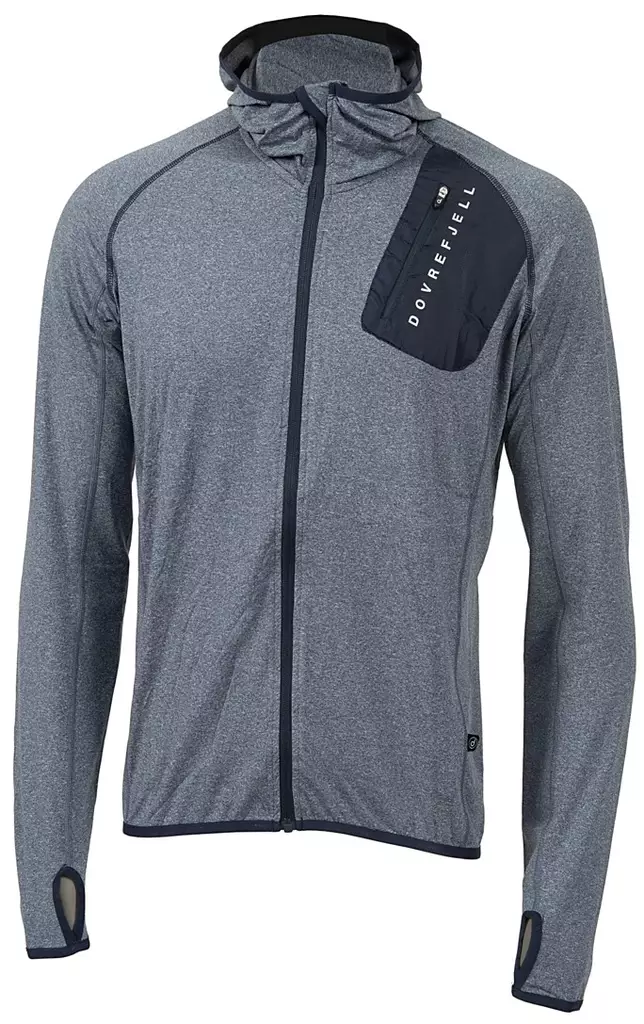 Dovrefjell Dyre Quick Dry Mood Blue fleecetakki - Fleecetakit ja -paidat - 7071217038899 - 1