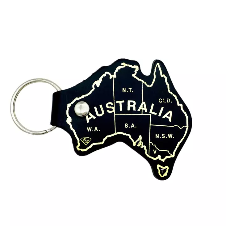 Jacaru Australia kartta map keychain - Lompakot & Korttikotelot - 9331670063059 - 2