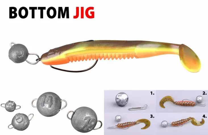 Jigipää Bottom Jigging Sinker - SPRO Cheburashka jigipaino (4-6kpl) - Jigit ja kumikalat - 8716851287089 - 1